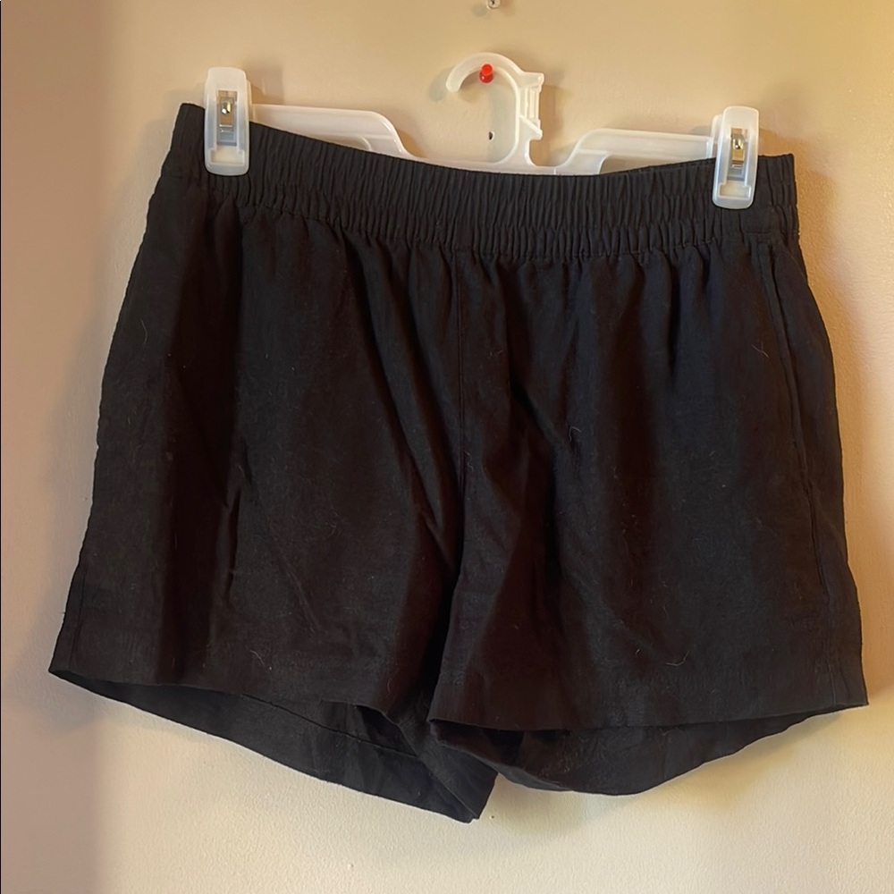 Old Navy Women's Black cotton Shorts